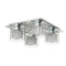 Flush luminaire in Chrome LL00137